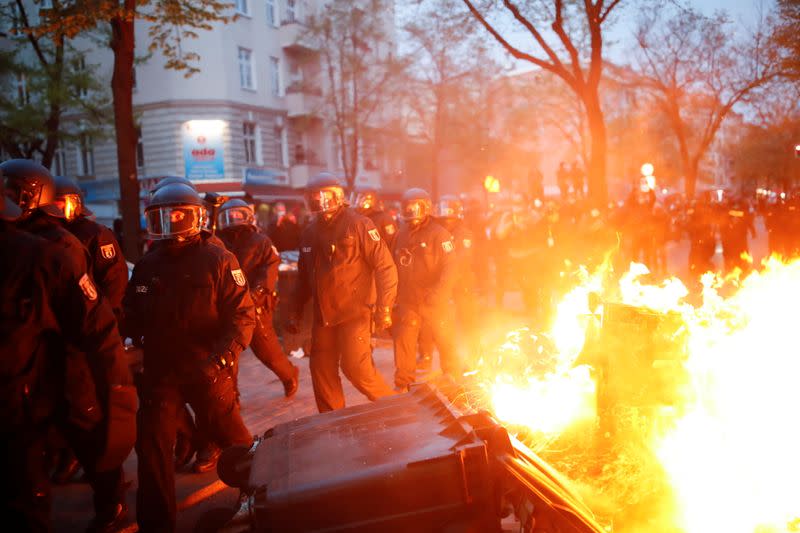 May Day demonstration in Berlin