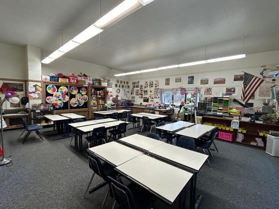 Kathryn Murphy's art classroom in Lincoln Elementary.