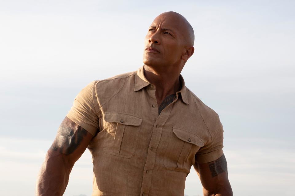 Dwayne Johnson in 'Jumani: The Next Level,' Redbox's pick for the top on-demand movie rental.