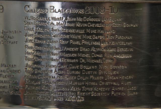 Stanley cup engraving