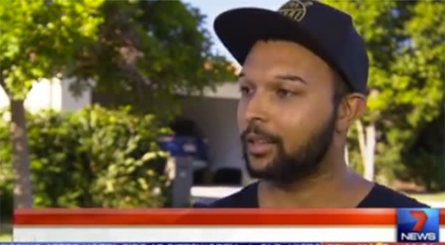 Sun Gill, the neighbour who shot the footage spoke out about the shocking attack. Source: 7 News.