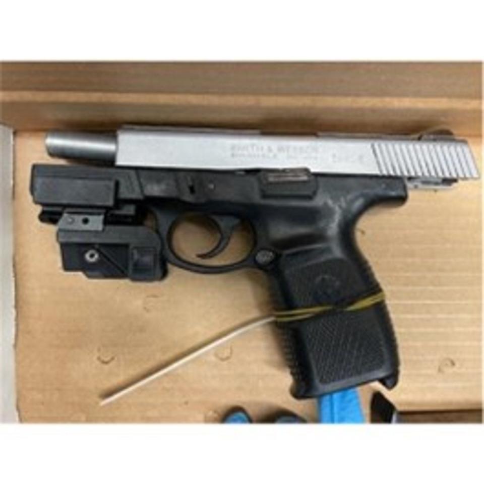 An image of a pistol recovered during an alleged July 5, 2024, near the Washington, DC, home of Supreme Court Justice Sonia Sotomayor (Washington DC Metropolitan Police Department)