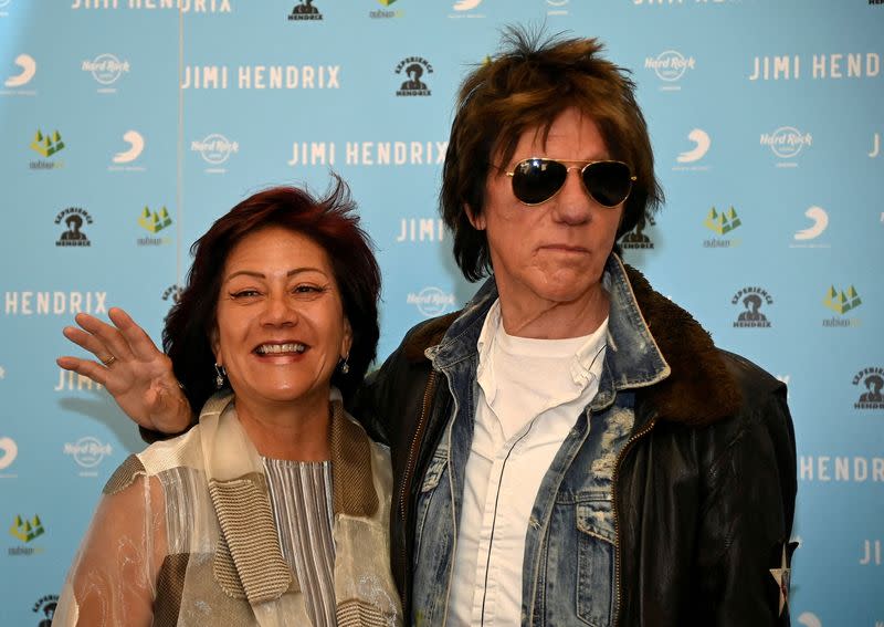 FILE PHOTO: Plaque unveiling event for Jimi Hendrix in London