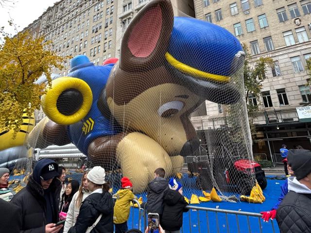 I went behind the scenes to see the Macy's Thanksgiving Day Parade