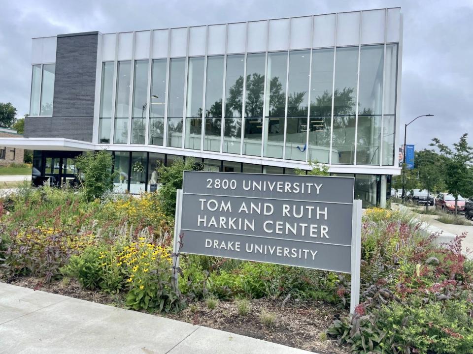 Though construction wrapped in 2020, the dedication ceremony for the Tom and Ruth Harkin Center was delayed due to the COVID-19 pandemic.