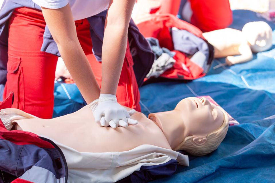 First aid and CPR training