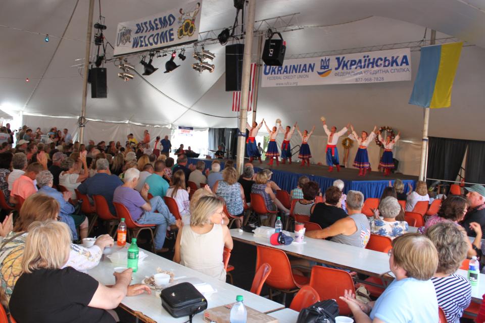 Dancers perform at the Rochester Ukrainian Festival in 2016.