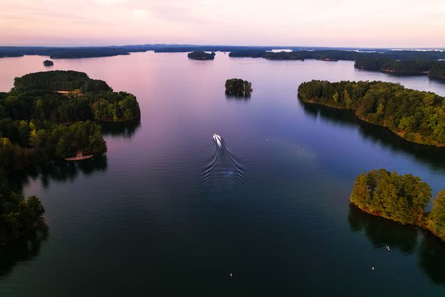 <p>Getty</p> Lake Lanier in Georgia