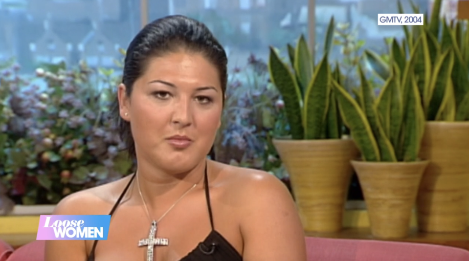 Footage of Nadia Almada when she won Big Brother in 2004. (ITV screenshot)