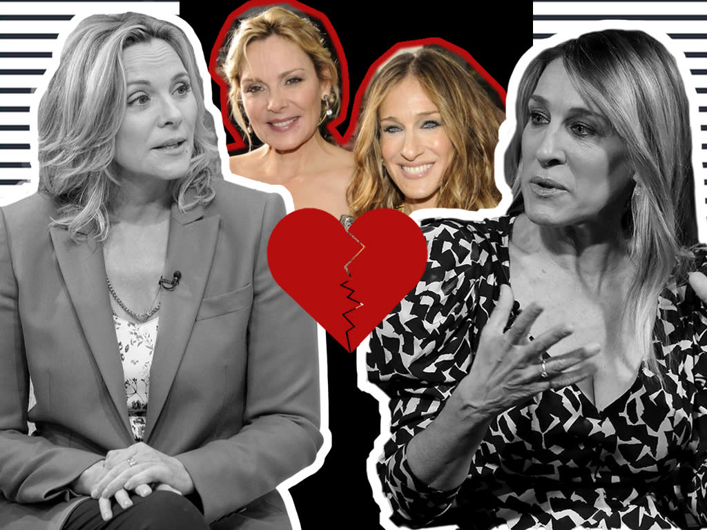 Were Sarah Jessica Parker and Kim Cattrall in a toxic friendship? [Photo: Yahoo Style UK/Getty]