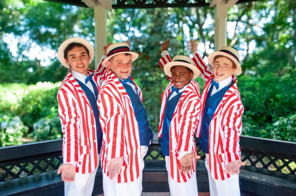 When he comes to town, traveling salesman Harold Hill transforms the bickering School Board members into a harmonious barbershop quartet in the Leon High School Choral Department’s summer musical, “The Music Man.” The show runs June 27-July 7, 2024.