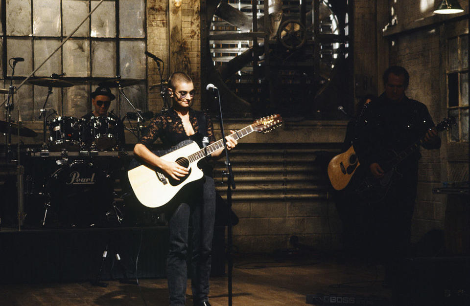 O'Connor performing on SNL