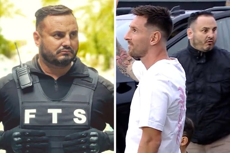 Matías Zacconi, el marplatense de 42 años que fue contratado para encargarse de la seguridad personal de Messi y su familia durante la presentación en Inter Miami