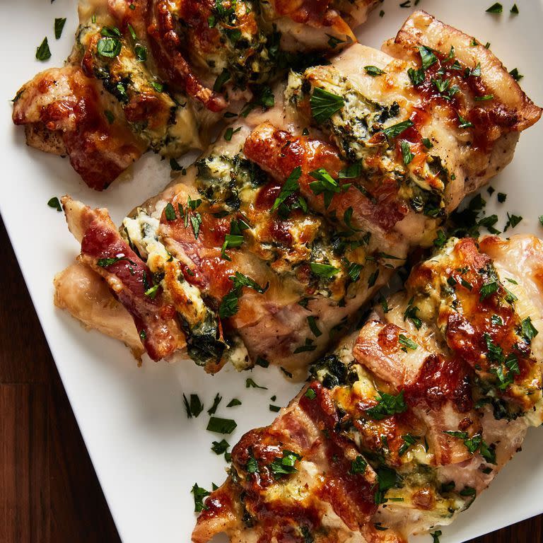 Spinach-Stuffed Chicken Breasts