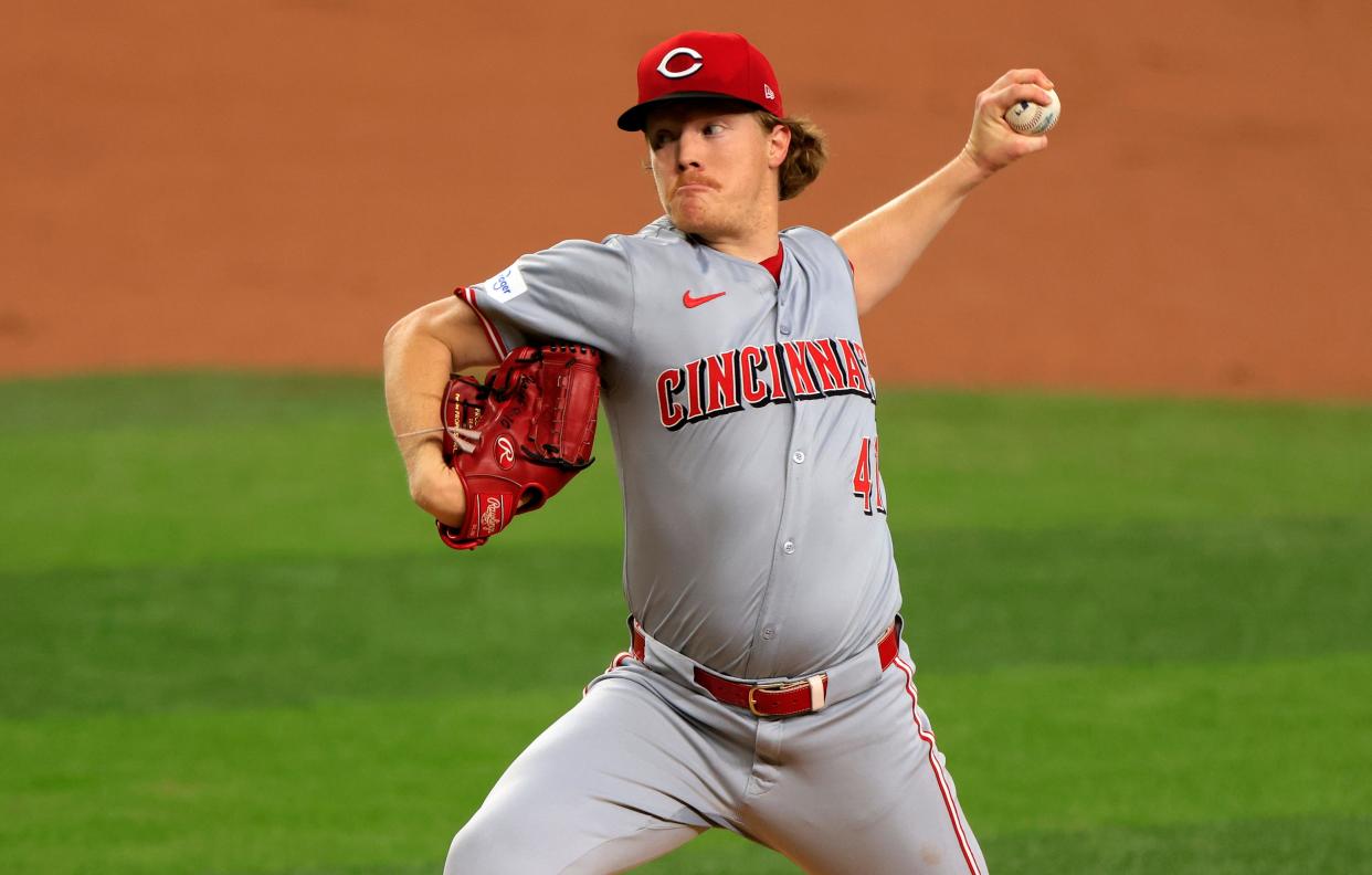 Andrew Abbott, who last pitched against the champion Rangers, will take the mound against the Orioles in Game 2 of the series Saturday night. Nick Lodolo will start the final game of the series Sunday.