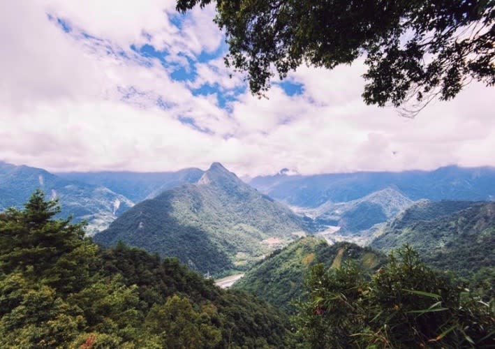 谷關七雄之一白毛山。   圖：台中市政府觀光旅遊局／提供