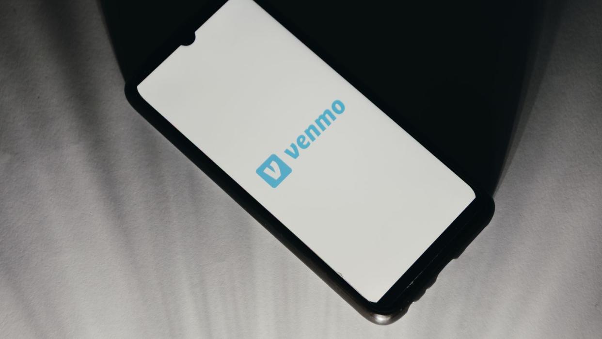 venmo logo on smartphone