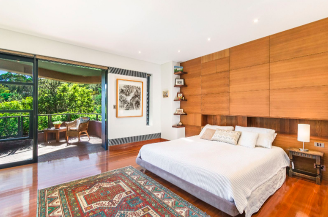 Six spacious bedrooms with the master bedroom overlooking a private terrace and with ensuite