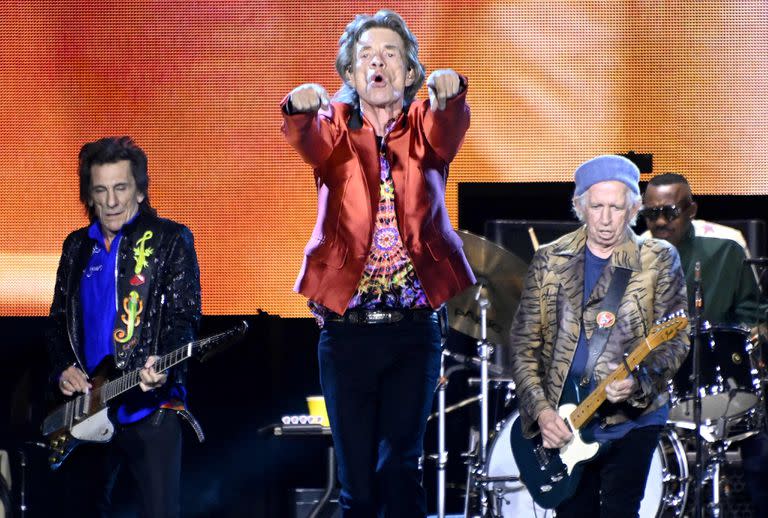  Ronnie Wood, Mick Jagger, Keith Richards y Steve Jordan: los Rolling volvieron a Madrid a 5 años de su última presentación en la capital española