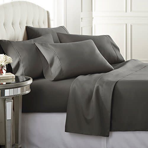 19) 6 Piece Hotel Luxury Soft 1800 Series Premium Sheet Set