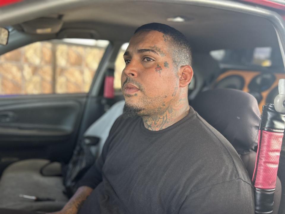 Jose "Cheo" Lopez, sits in his car outside a Sunoco Express gas station in Kissimmee, Fla., where a lottery ticket worth $44 million was sold in June. The ticket expired on Tuesday, after it had gone unclaimed for 180 days.