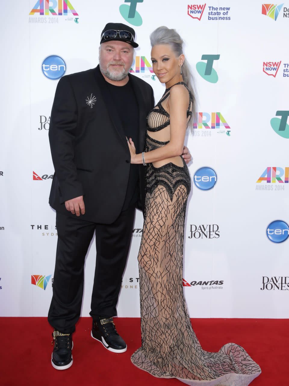 Kyle Sandilands admitted his girlfriend Imogen Anthony also doesn't understand why paps are so interested in him. Source: Getty