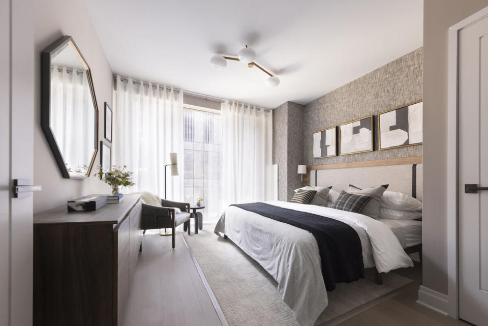 At upscale senior living community Coterie Hudson Yards, rooms have motorized blackout shades and Lutron Ketra circadian lighting for Memory Care suites
