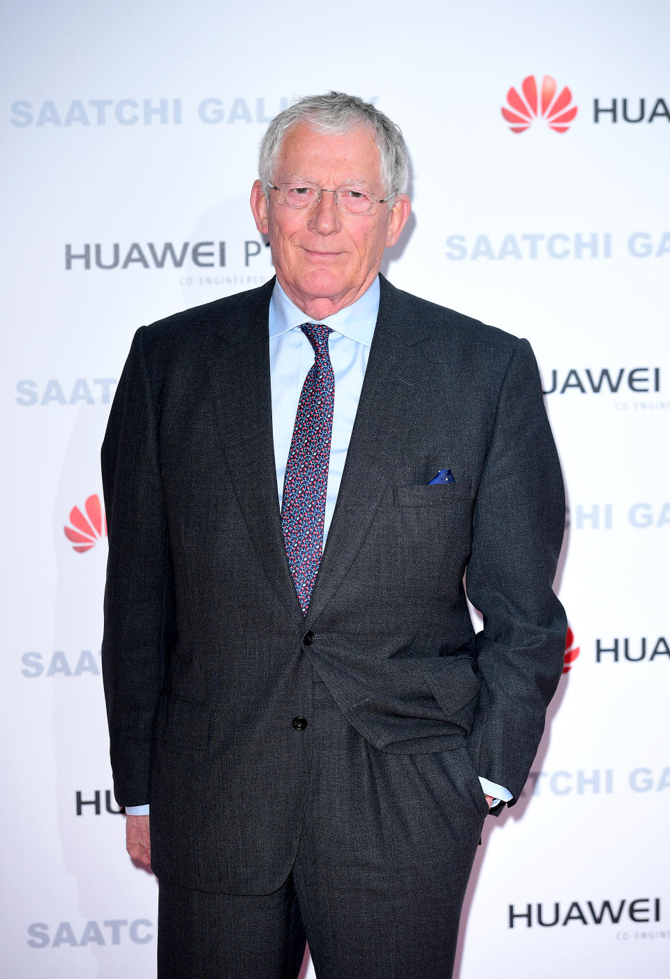 Nick Hewer attending the From Selfie to Self-Expression exhibition at the Saatchi Gallery in London.