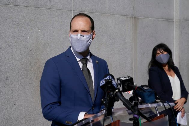 San Francisco District Attorney Chesa Boudin speaks at a news conference in San Francisco on Nov. 23, 2020. (Photo: via Associated Press)