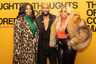 <p>Tasha Smith and Mary J. Blige head backstage on Broadway on Nov. 23 to congratulate <em>Thoughts of a Colored Man</em> star Bryan Terrell Clark.</p>