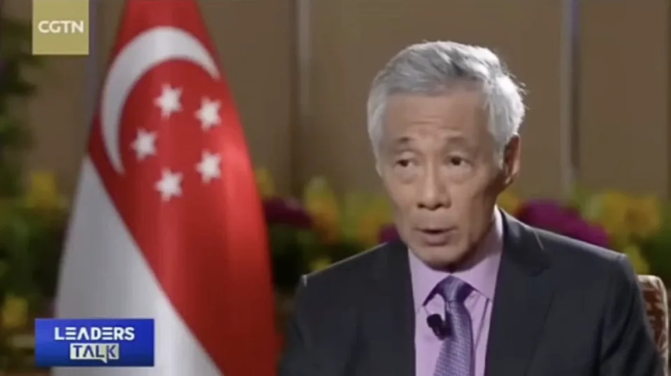 Screen grab of deepfake video of Prime Minister Lee Hsien Loong promoting an investment platform (Photo: Facebook/Lee Hsien Loong) 