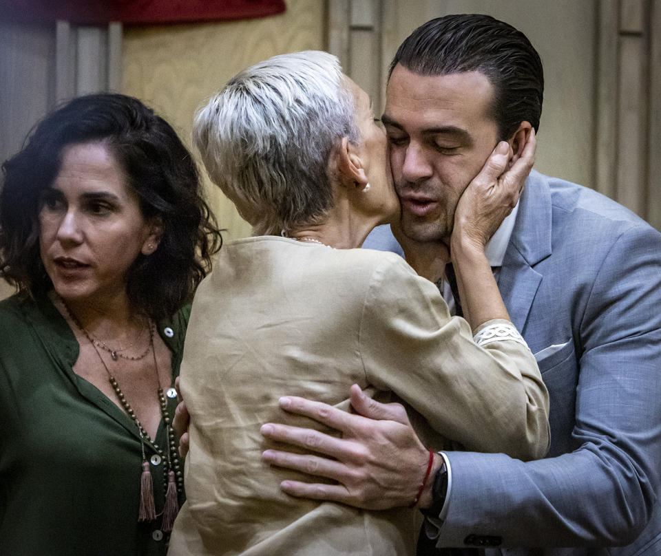 Members of his family have accompanied Pablo Lyle in this legal process (Jose A. Iglesias/Miami Herald/Tribune News Service via Getty Images).