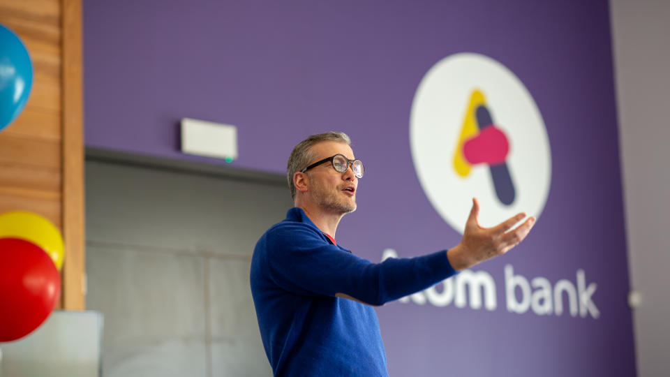 Mark Mullen, chief executive of Atom Bank. Photo: Yahoo Finance UK