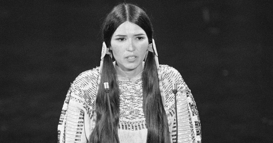 Actor and activist Sacheen Littlefeather 