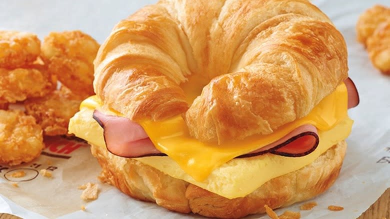 A breakfast meal from Burger King