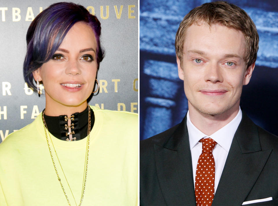 Lily Allen and Alfie Allen