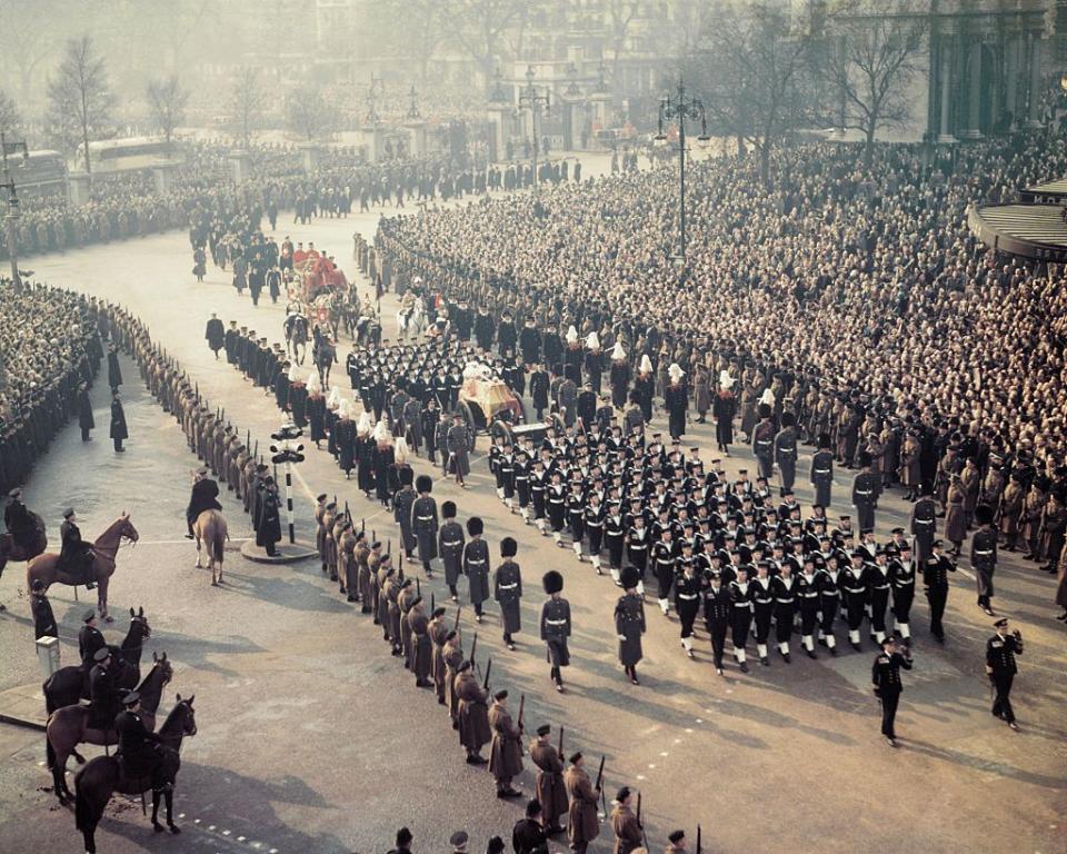 A Look Back at the Funeral of Queen Elizabeth's Father, King George VI