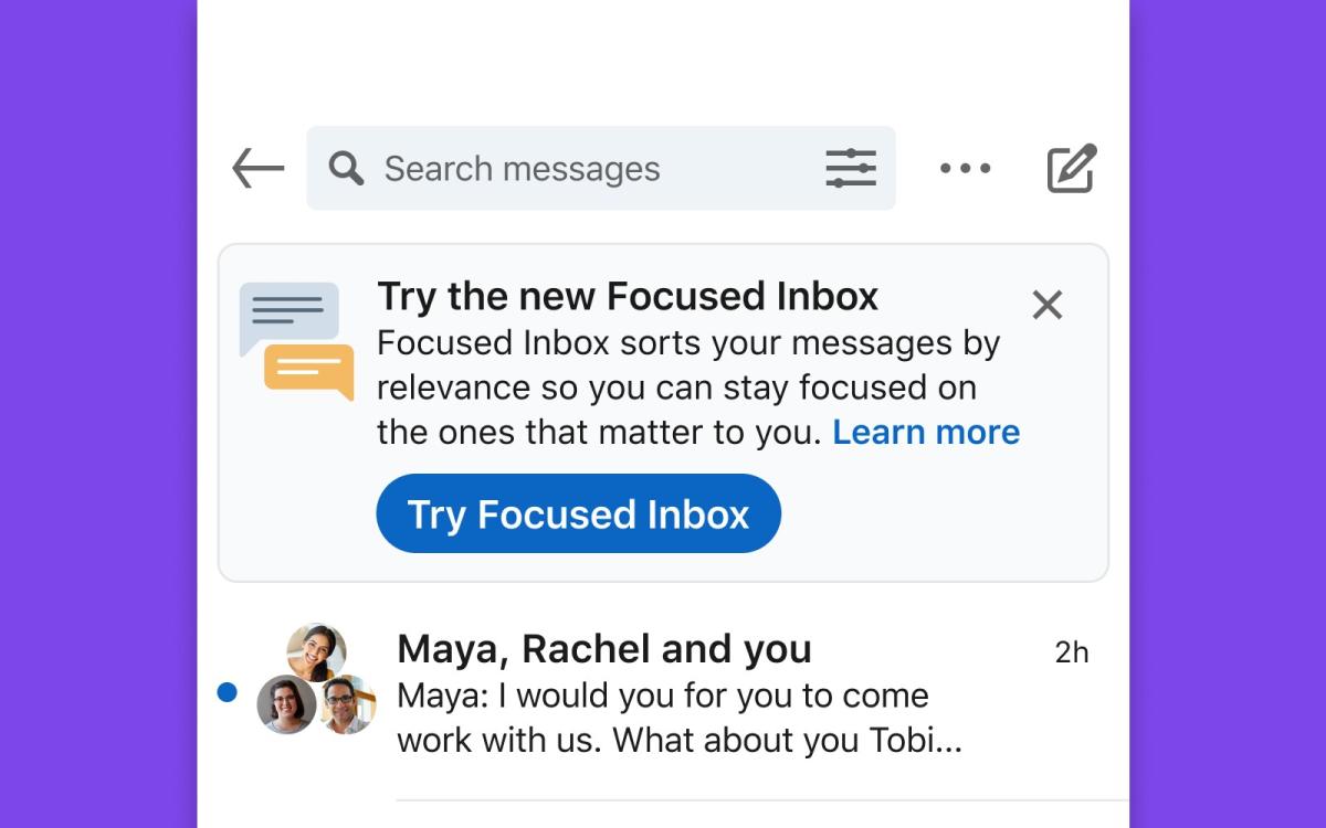 LinkedIn's Focused Inbox sifts through spammy DMs so you don't have to - engadget.com