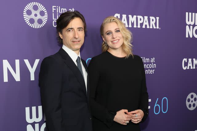 <p> Dia Dipasupil/WireImage</p> 'Barbie' co-writers Noah Baumbach and Greta Gerwig.