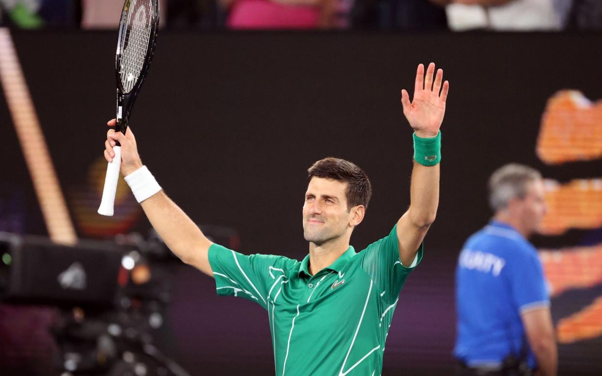 Defending Australian Open champion Novak Djokovic has now played 10, won 10 against Milos Raonic - AFP
