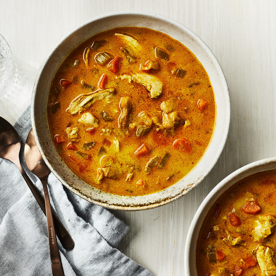 Spicy Coconut Chicken Soup