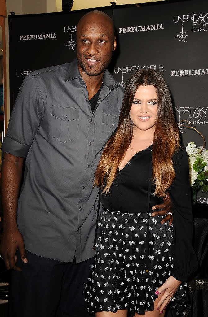 Lamar Odom and Khloé Kardashian