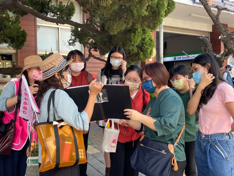 ▲起點為大甲火車站的行前說明。（圖／台中市政府）