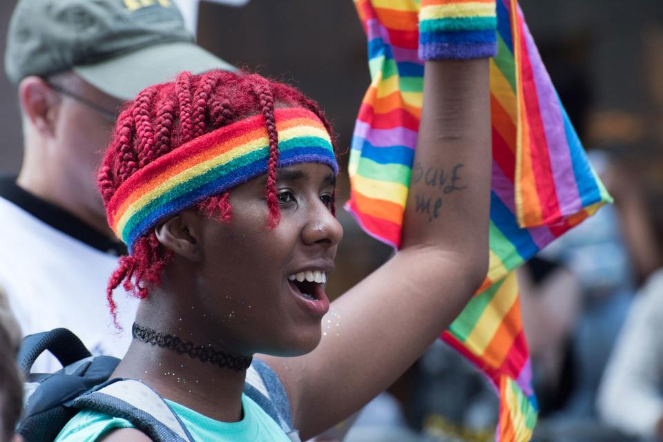 Photographer Ryan McGinley captures scenes of New York City's Pride weekend for Vogue.