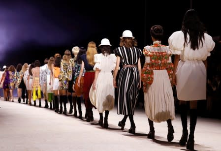 Louis Vuitton Spring/Summer 2020 women's ready-to-wear collection show during Paris Fashion Week