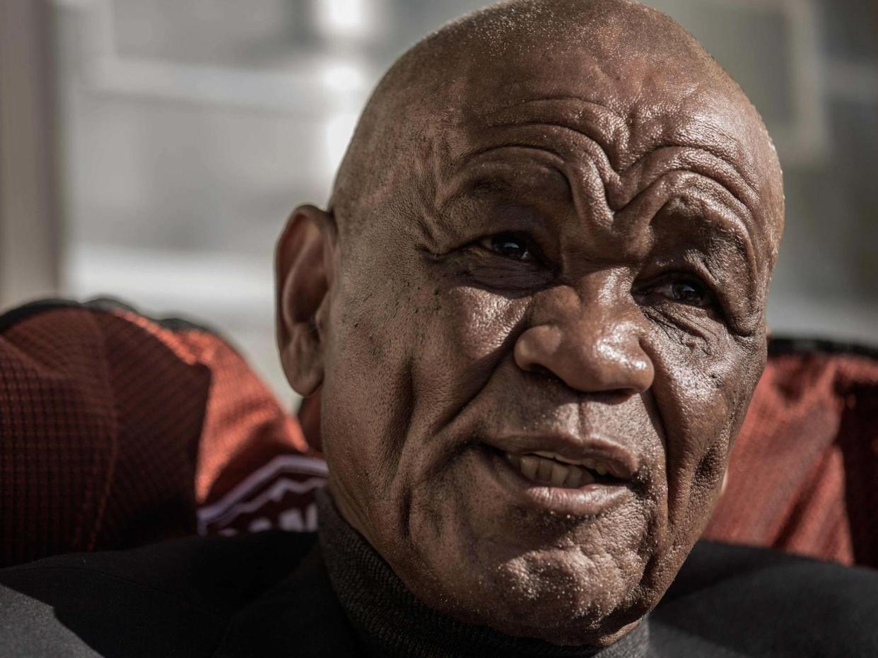 Lesotho prime minister Tom Thabane gives an interview to AFP at his residence in Maseru in May 2017: AFP via Getty