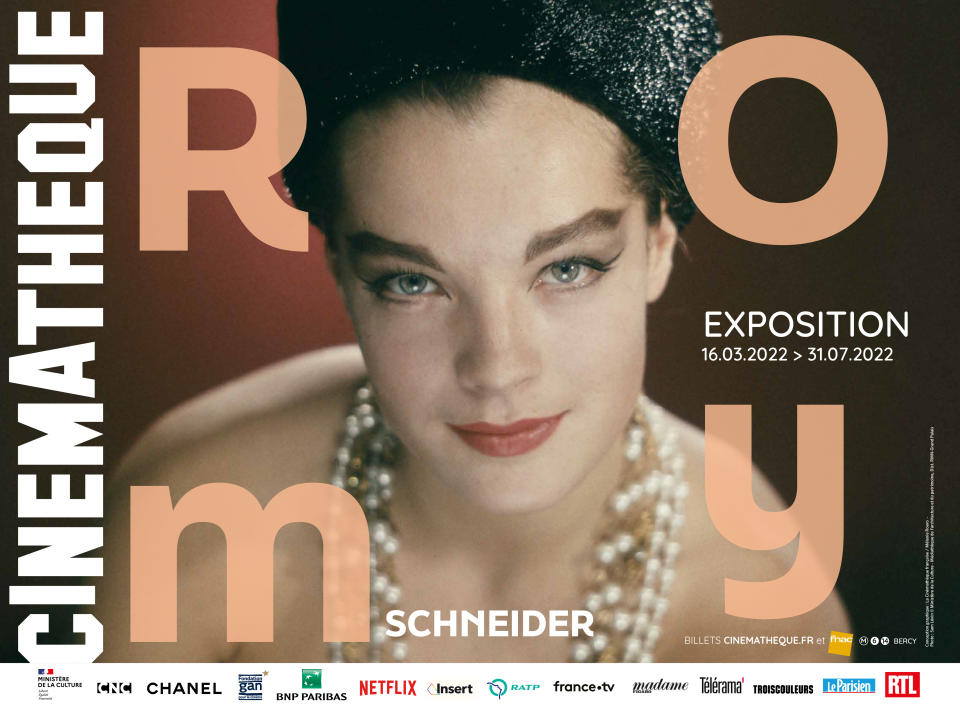 The poster for the Romy Schneider exhibition at the Cinémathèque Française. - Credit: Courtesy of Chanel