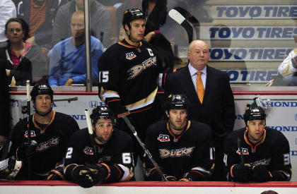 Selanne expresses displeasure with Anaheim captain Ryan Getzlaf and especially coach Bruce Boudreau. (USA Today)