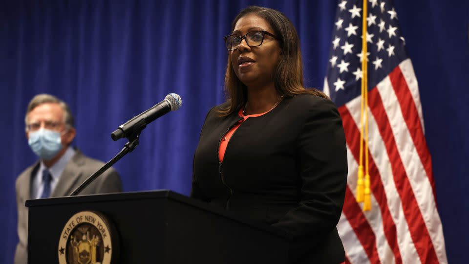 New York State Attorney General Letitia James says LaPierre’s resignation "validates our claims against him, but it will not insulate him from accountability." - Michael M. Santiago/Getty Images