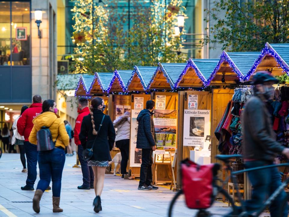 Cardiff Christmas market (Visit Cardiff)